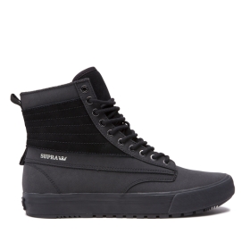 Supra Mens GRAHAM CW High Top Shoes Black/black | US-46992